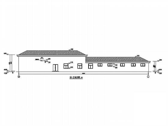 小学传达室及附属用房建筑施工CAD图纸（结构图纸）(平面图) - 5
