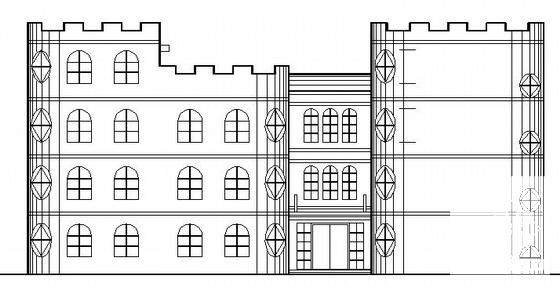 幼儿园3层教学楼建筑施工CAD图纸（框架结构）(卫生间详图) - 1