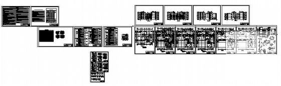 幼儿园3层教学楼建筑施工CAD图纸（框架结构）(卫生间详图) - 4