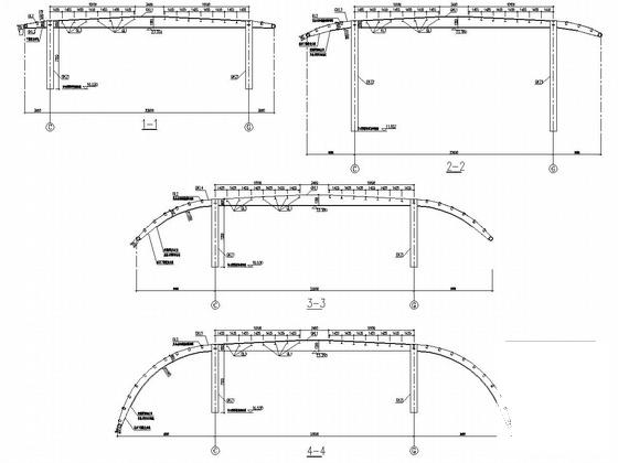 城际铁路高架车站结构CAD施工图纸（建筑图纸） - 4
