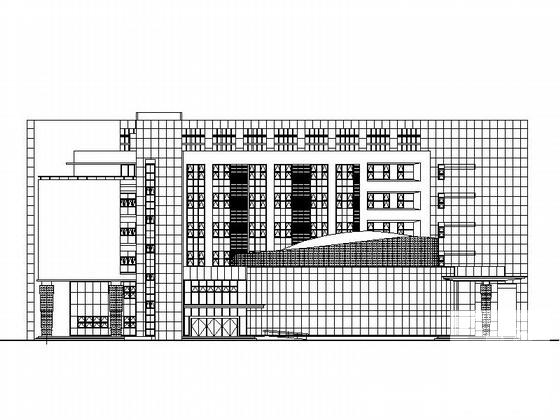 大学6层教学楼建筑施工CAD图纸 - 2