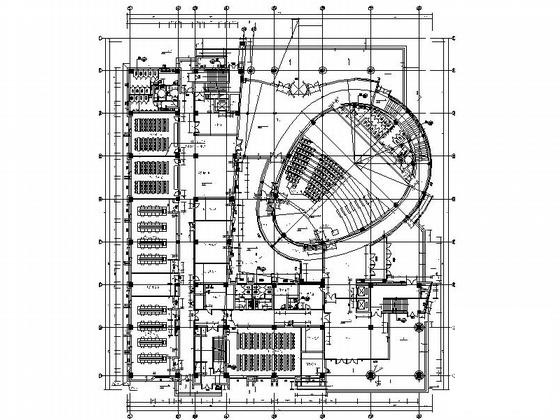 大学6层教学楼建筑施工CAD图纸 - 3
