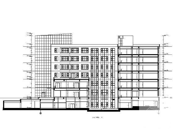 大学6层教学楼建筑施工CAD图纸 - 4
