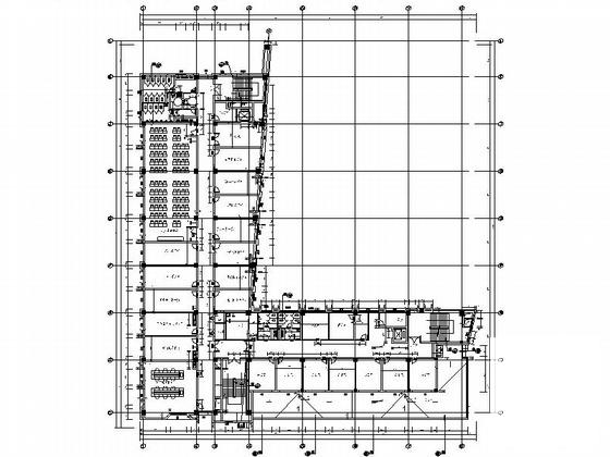 大学6层教学楼建筑施工CAD图纸 - 5