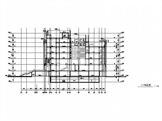 现代风格大学图书馆建筑施工CAD图纸（甲级设计院含人防设计）(门窗大样) - 2