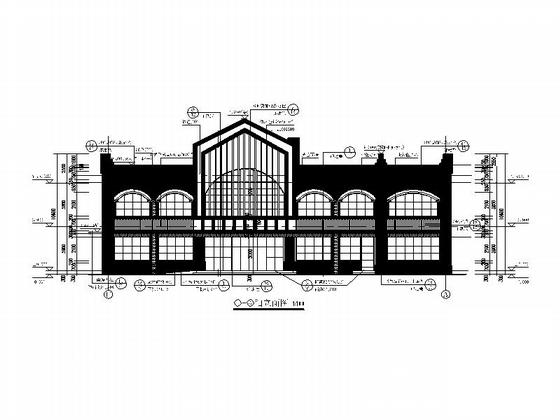 欧式风格2层6班幼儿园建筑施工CAD图纸（知名设计院）(门窗大样) - 5