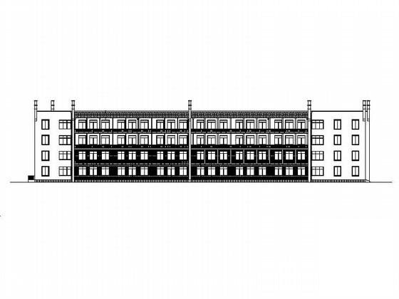 4层回字形小学教学楼建筑施工图(2014年图纸)(门窗大样) - 1