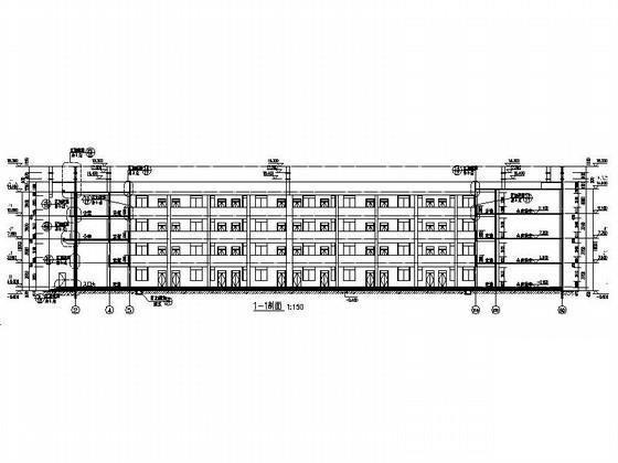 4层回字形小学教学楼建筑施工图(2014年图纸)(门窗大样) - 2