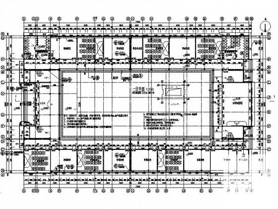 4层回字形小学教学楼建筑施工图(2014年图纸)(门窗大样) - 3