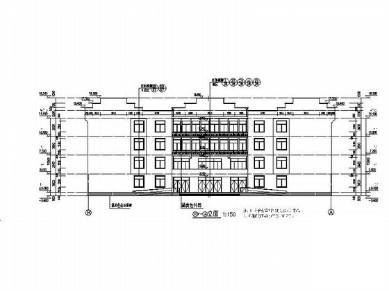 4层回字形小学教学楼建筑施工图(2014年图纸)(门窗大样) - 5