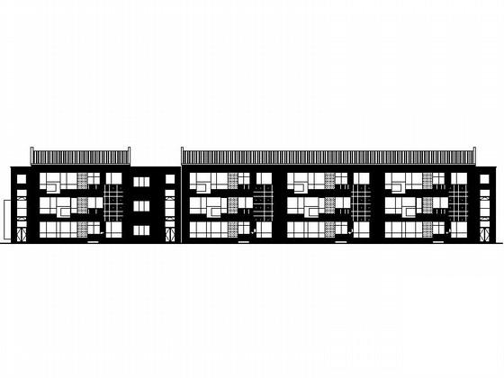 3层现代风格幼儿园建筑施工CAD图纸（立面设计优秀）(文化活动中心) - 1