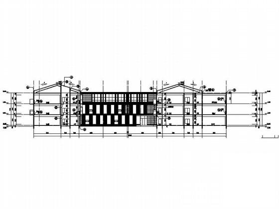 3层现代风格幼儿园建筑施工CAD图纸（立面设计优秀）(文化活动中心) - 2