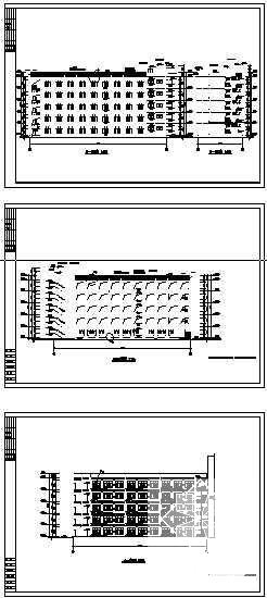 5层大学教学楼建筑施工CAD图纸 - 3