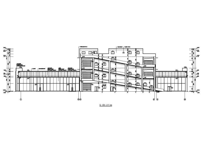 克莱斯勒4s店建筑结构CAD施工图纸（门式刚架）(基础设计等级) - 2