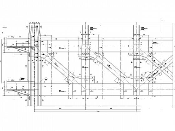 五星酒店22米转换桁架上托6层结构CAD施工图纸(梁柱节点) - 1