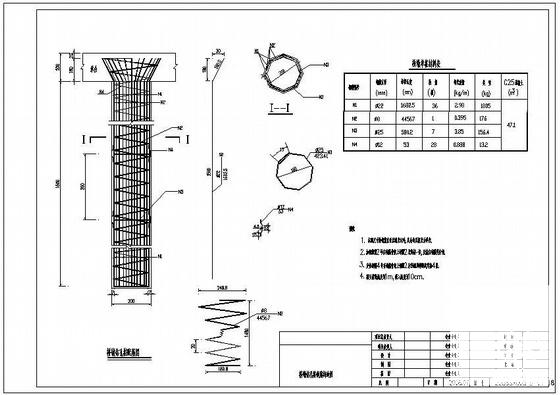 城市内纯钢结构人行天桥结构CAD施工图纸 - 4