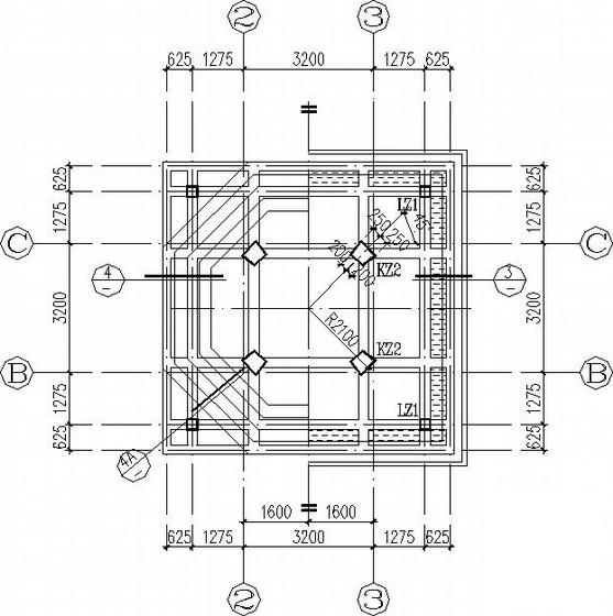 23.55米高仿古建筑转经塔结构CAD施工图纸 - 2