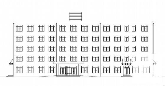 5层框架结构宾馆建筑施工CAD图纸(带计算书) - 1