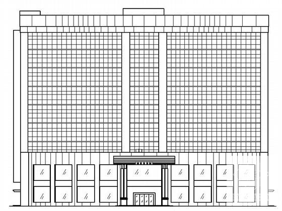 现代风格9层宾馆建筑CAD施工图纸(节点详图) - 1