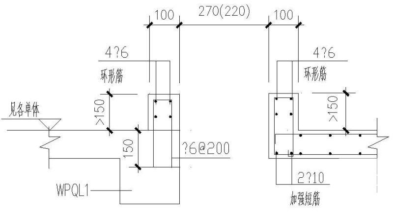 烟道出屋面节点图 - 1