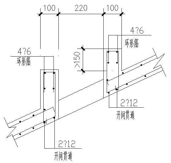 烟道出屋面节点图 - 2