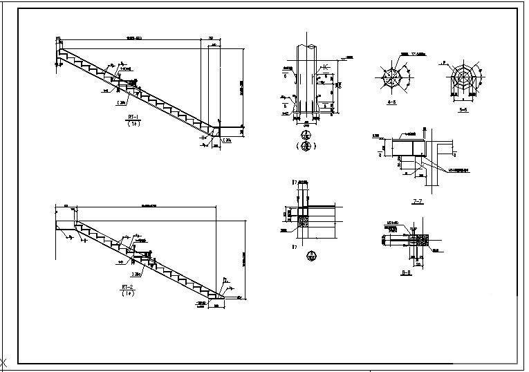 行人天桥结构节点图 - 2