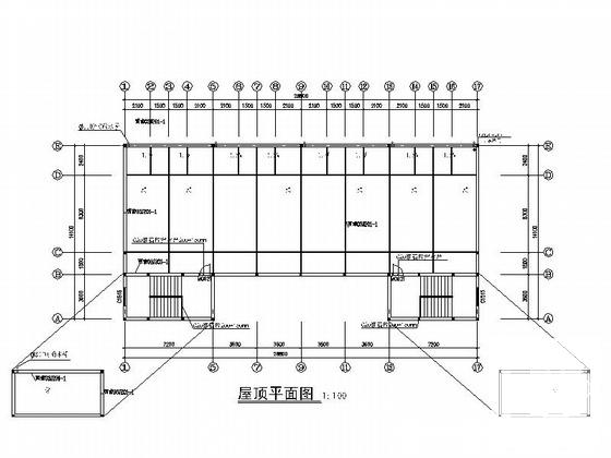 中学5层学生宿舍建筑施工CAD图纸 - 5