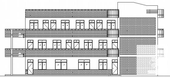 3层学校教学楼建筑CAD施工图纸 - 1