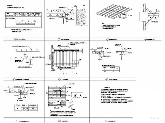 钢结构连廊结构CAD施工图纸 - 3