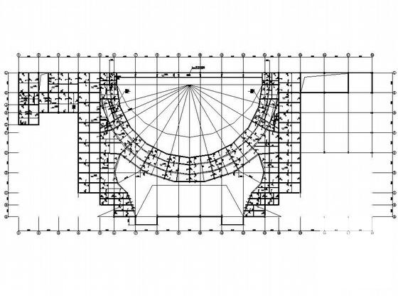 7°区钢结构藏羌艺术宫结构CAD施工图纸 - 2