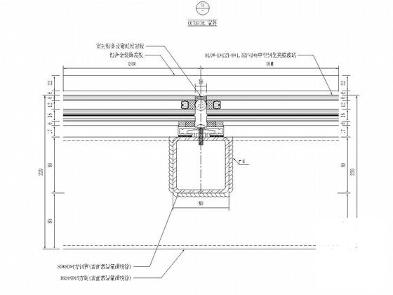 钢框架结构艺术商业广场穹顶结构CAD施工图纸 - 4