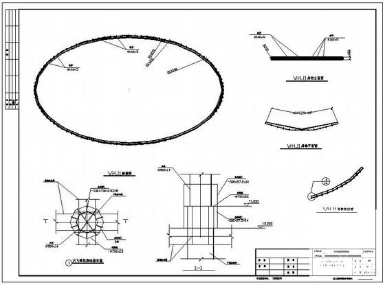 膜结构商业楼结构CAD施工图纸 - 2