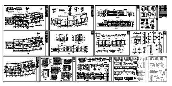 3层幼儿园建筑CAD施工图纸(卫生间详图) - 4