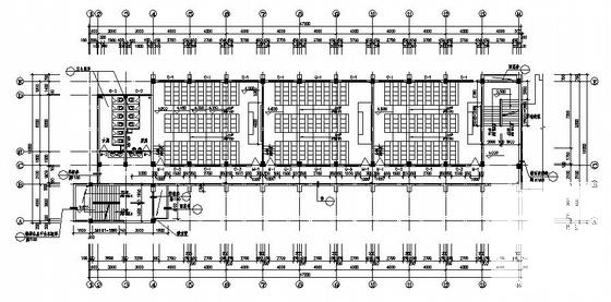 5层集美大学教学楼建筑施工CAD图纸(卫生间详图) - 3