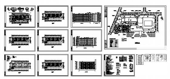 5层集美大学教学楼建筑施工CAD图纸(卫生间详图) - 4