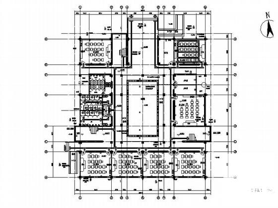 特殊教育学校5层教学综合楼建筑CAD施工图纸 - 4