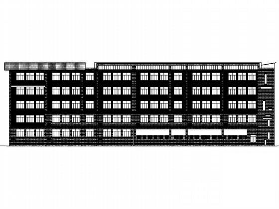 5层教学楼建筑施工CAD图纸(墙身大样) - 1
