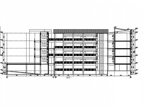 5层教学楼建筑施工CAD图纸(墙身大样) - 3