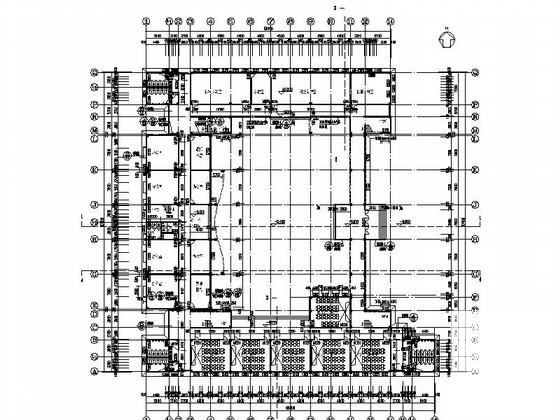 小学4层教学综合楼建筑施工CAD图纸(卫生间详图) - 3