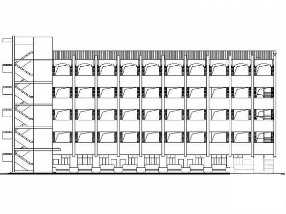 大学5层教学楼建筑扩初CAD图纸 - 1