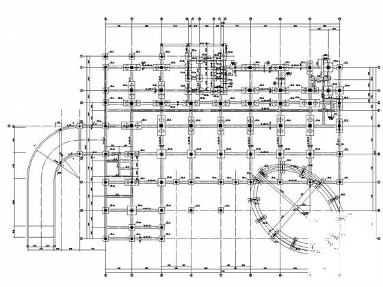 12层框剪结构商务综合楼结构CAD施工图纸（桩基础） - 3