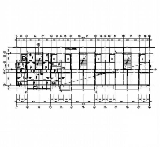 6层带阁楼底框商住楼结构CAD施工图纸(柱下独立基础) - 3