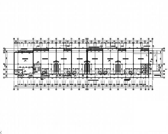 2层框架结构综合办公用房结构CAD施工图纸(柱下独立基础) - 1
