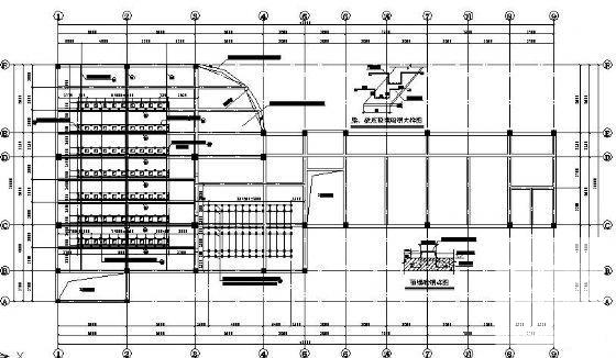 变电站主控制楼结构CAD施工图纸(钢筋混凝土) - 2