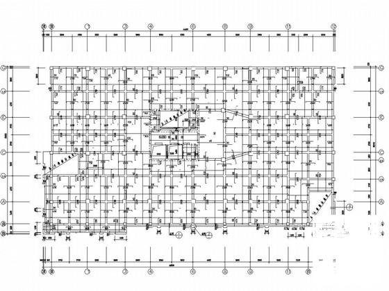27层框剪结构商住楼结构CAD施工图纸（7度抗震） - 2