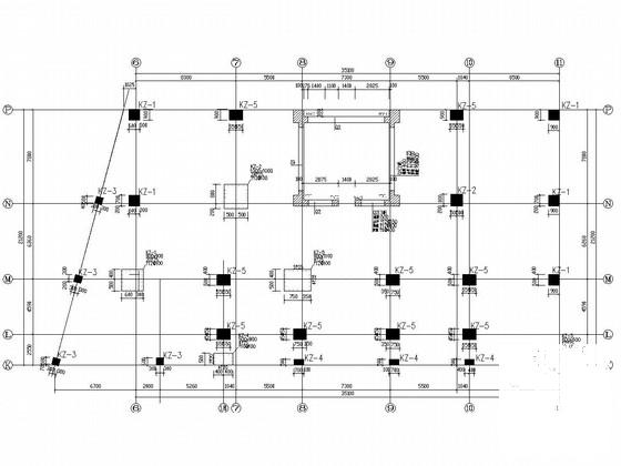 18层框剪结构商住楼结构CAD施工图纸(人工挖孔桩) - 3