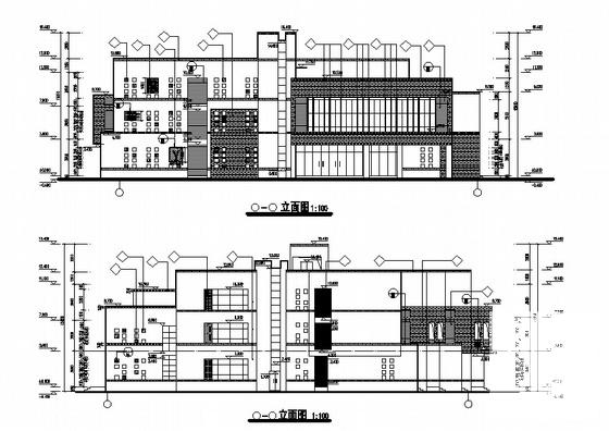 3层十二班幼儿园建筑施工CAD图纸(人防工程等级) - 2