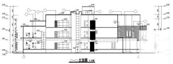 3层十二班幼儿园建筑施工CAD图纸(人防工程等级) - 4