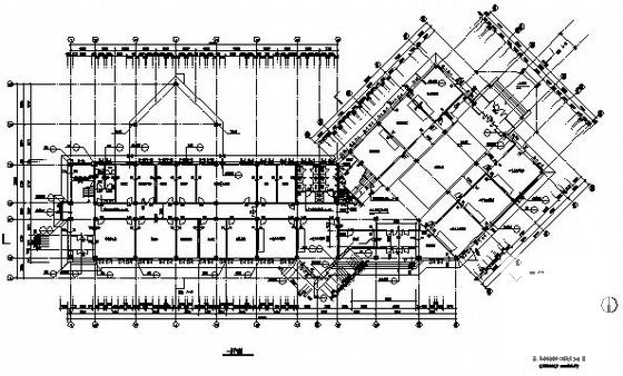 大学教学楼建筑CAD施工图纸(卫生间详图) - 2