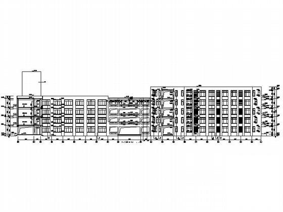 5层教学楼建筑施工CAD图纸 - 2
